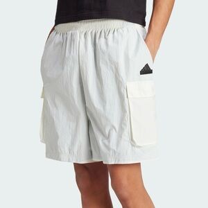 adidas Men's City Escape Cargo Shorts Off White Multi Sport Size L - NWT $55